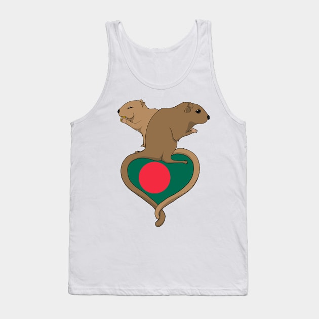 Gerbil Bangladesh (light) Tank Top by RampArt